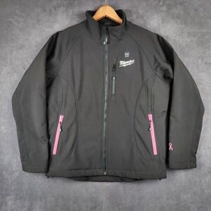 Milwaukee‎ M12 Heated Jacket Womens Large Black Breast Cancer Awareness No Batt